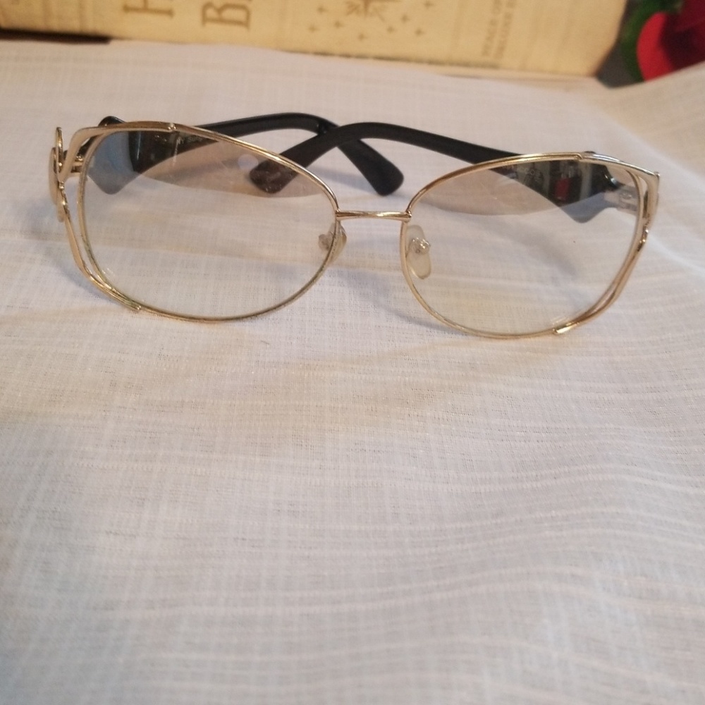 Brand new gold fashion sun glasses